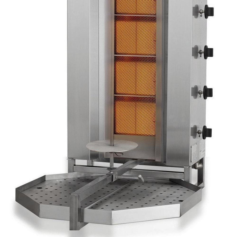 Combisteel Gyros-/dönergrill | Gas (5 Hittezones) | 16.1kw | 565x600x1280(h)mm