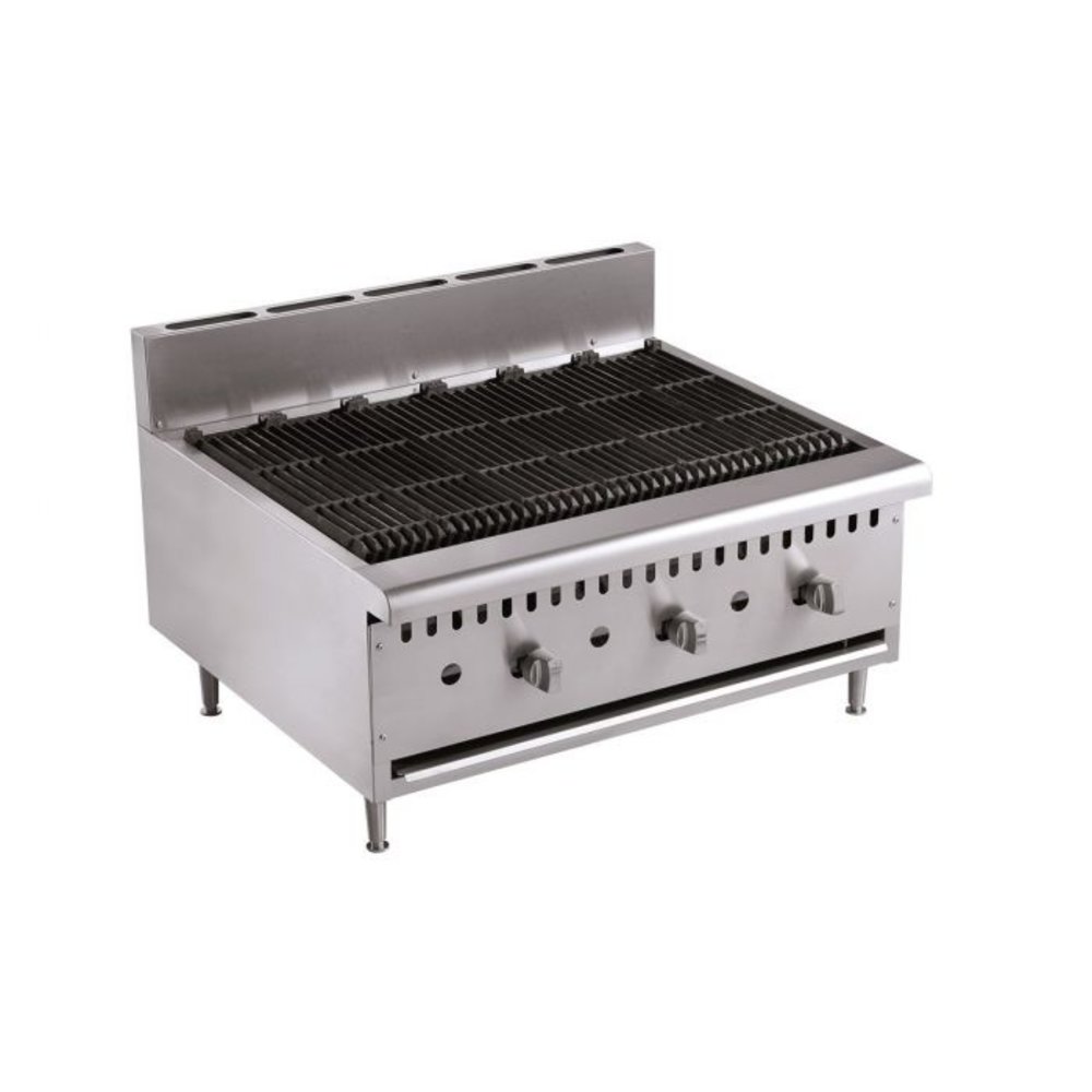 Combisteel Lavasteengrill | Gas | 27 kW | 915x800x590(h)mm