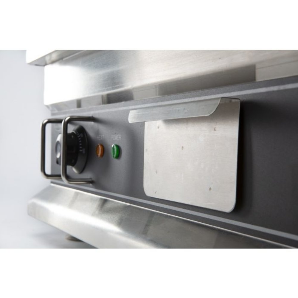 Combisteel Bakplaat/grillplaat | Elektrisch | Glad Verchroomd | 3kw | 500x520x310(h)mm