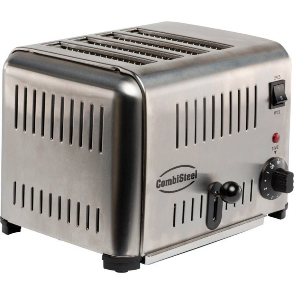 Combisteel Broodrooster | Rvs | Voor 4 Sneden | 1.8kw | 290x260x220(h)mm