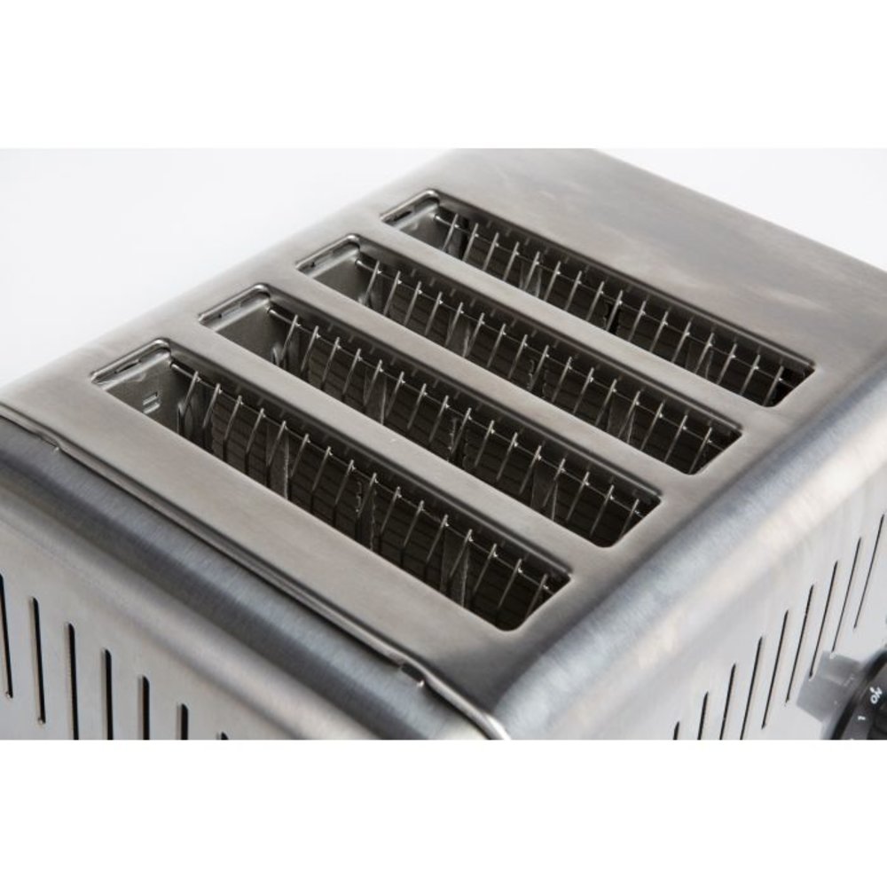 Combisteel Broodrooster | Rvs | Voor 4 Sneden | 1.8kw | 290x260x220(h)mm