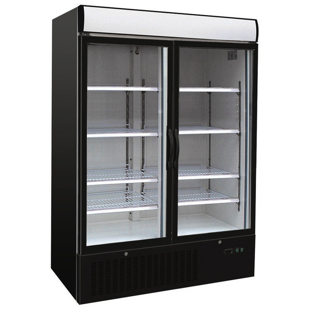 Combisteel Koelkast | 1200l | Zwart | +2°c/+8°c | Geforceerd | Draaideuren | Wielen (geremd) | 1200x720x2063(h)mm