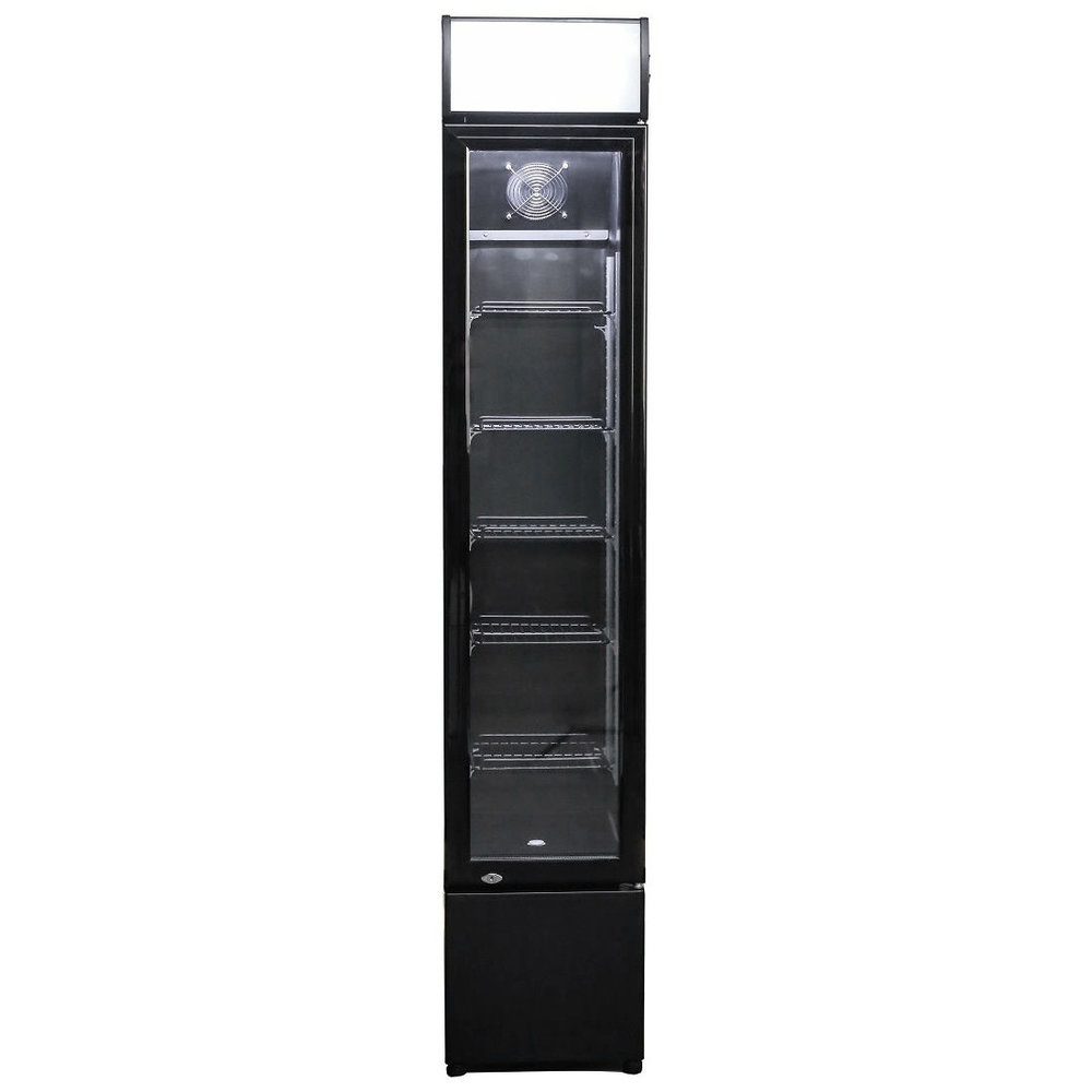 Combisteel Drankenkoeling | 105l | Zwart | +2°c/+10°c | Statisch + Ventilator | 360x422x1880(h)mm