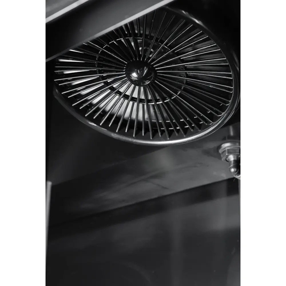 Combisteel Koelkast | 780l | Zwart | +2°c/+10°c | Geforceerd | Draaideuren | Wielen (geremd) | 1120x595x2100(h)mm