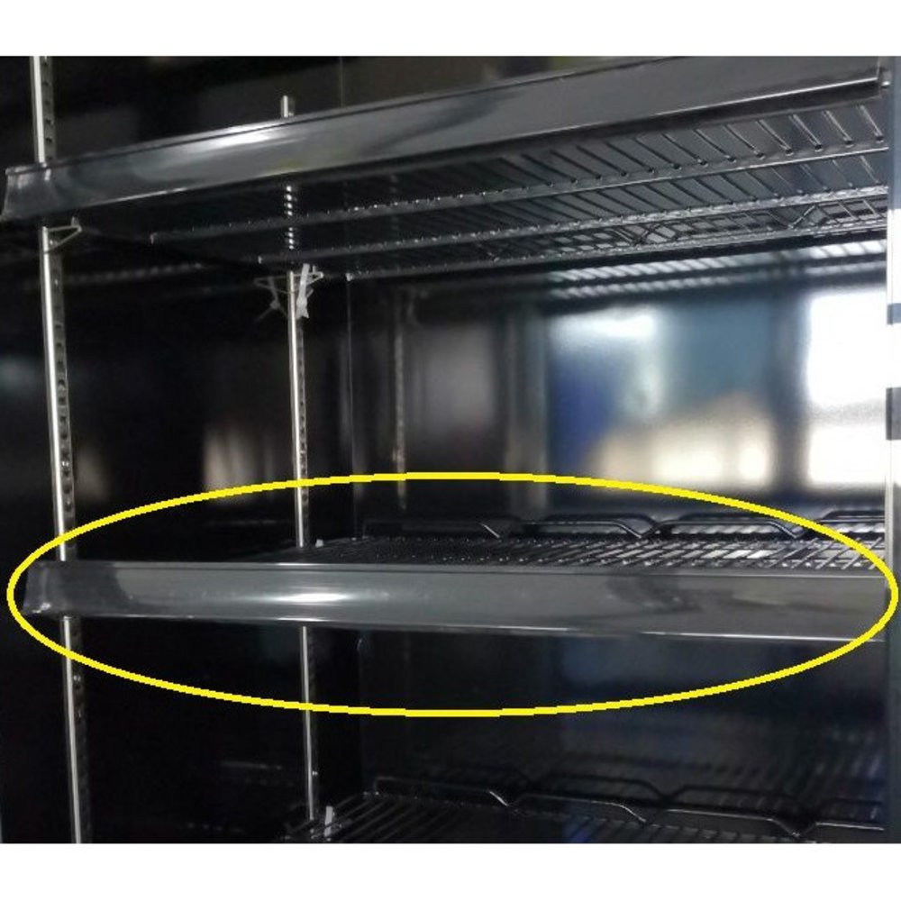 Combisteel Prijskaarthouder | Zwart | Voor Combisteel Koelingen | Links/rechts