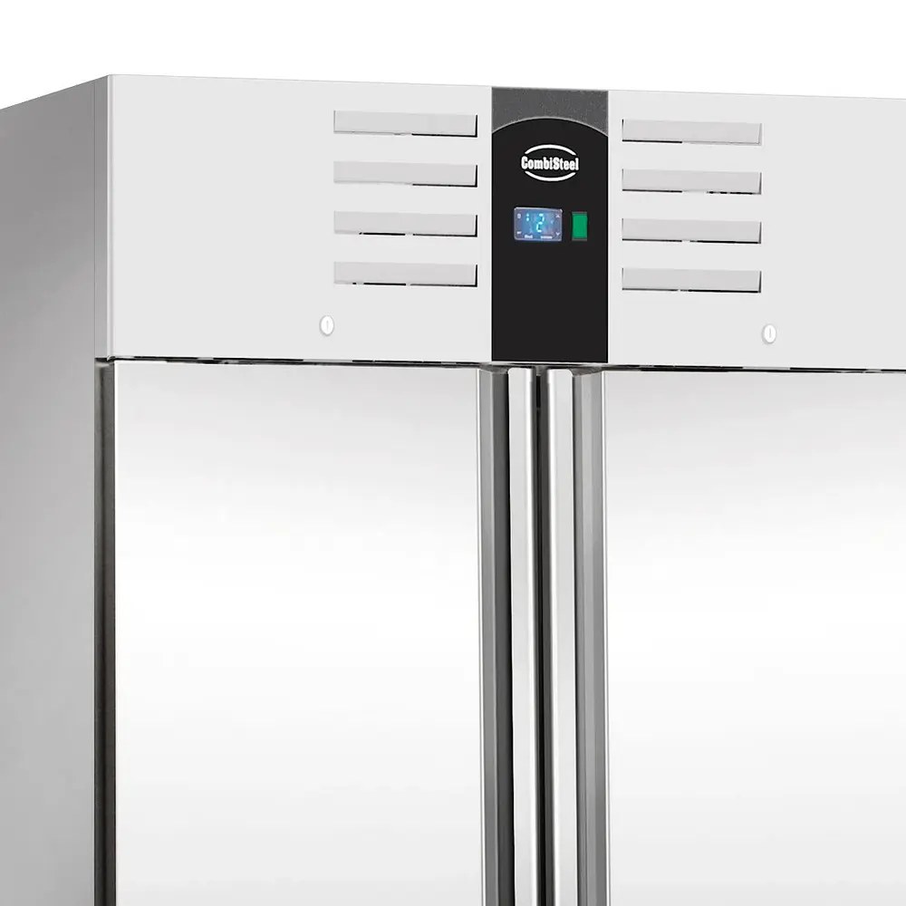 Combisteel Vrieskast | Standard Line | 1200l (2/1 Gn) | Rvs | -10°c/-20°c | Statisch + Ventilator | Wielen (geremd) | 1340x810x2010(h)mm