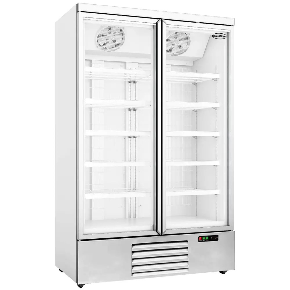 Combisteel Vrieskast | 1000l | Wit | -18°c/-22°c | Geforceerd | Wielen (geremd) | 1253x710x1997(h)mm