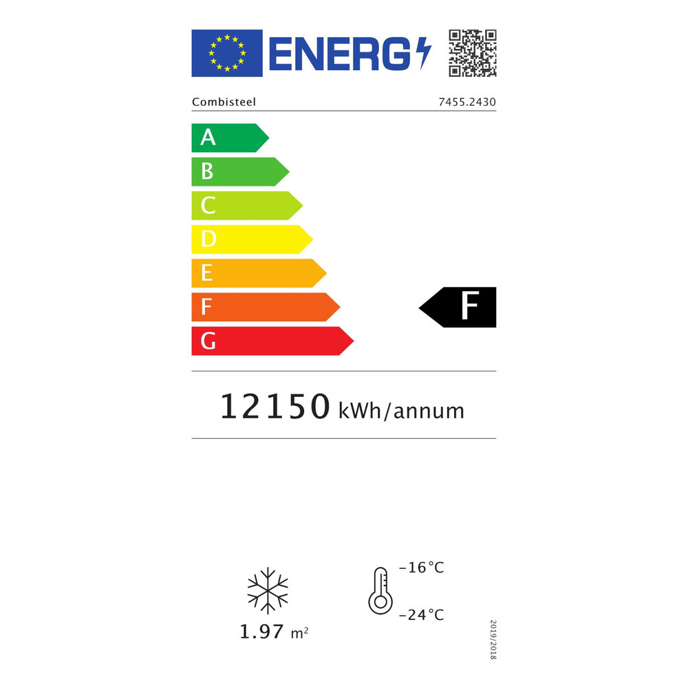 Combisteel Vrieskast | 1530l | Wit | -18°c/-22°c | Geforceerd | Draaideuren | Wielen (geremd) | 1880x710x2092(h)mm