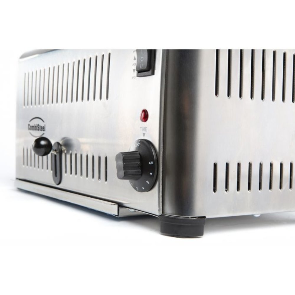 Combisteel Broodrooster | Rvs | Voor 6 Sneden | 2.5kw | 420x260x220(h)mm