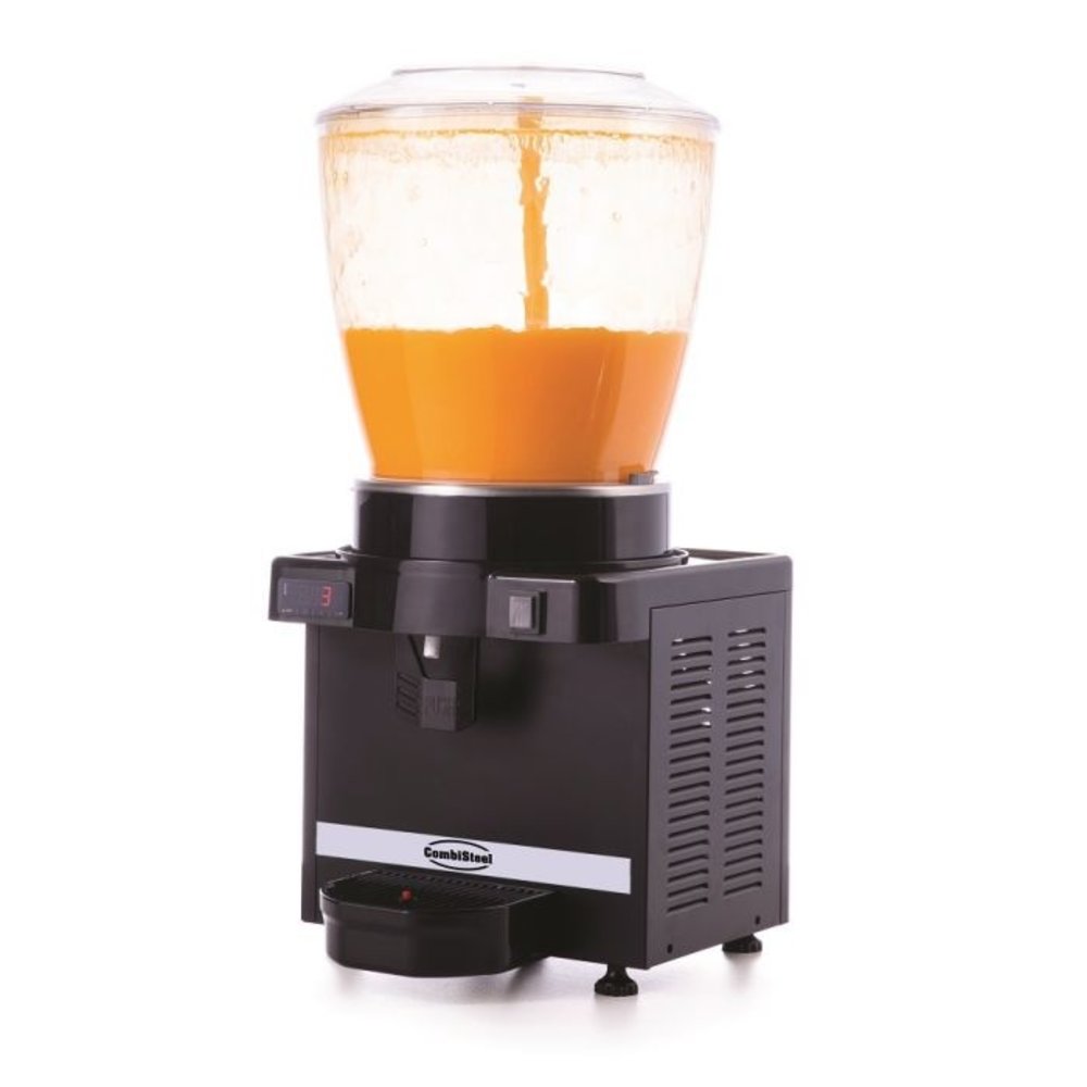 Combisteel Dranken Dispenser | Zwart | 22l | Tbv Heldere Dranken | 230v | 350x405x752(h)mm