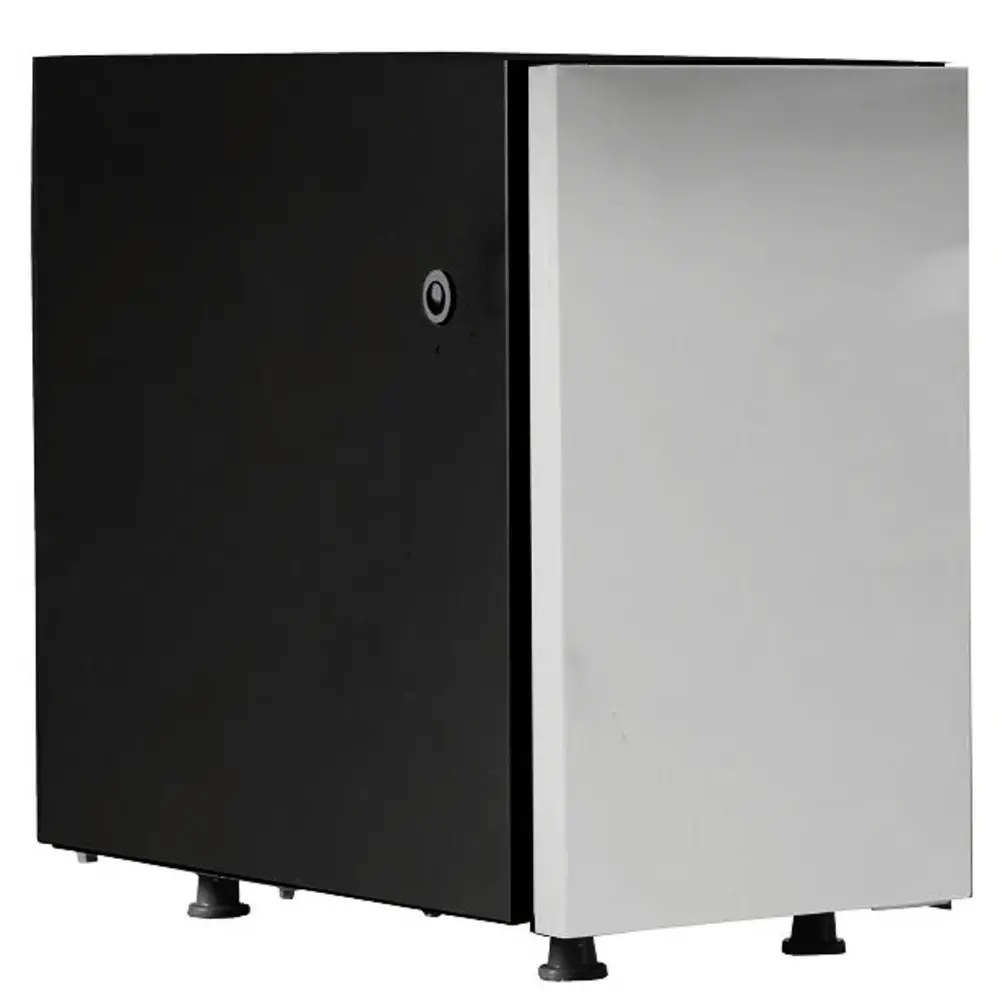 Combisteel Melkkoeler | Energiezuinig | 9L | Rvs/zwart | 0°c/+4°c | Geforceerd | Incl. Melkcontainer (4.5l) | 220x450x376(h)mm