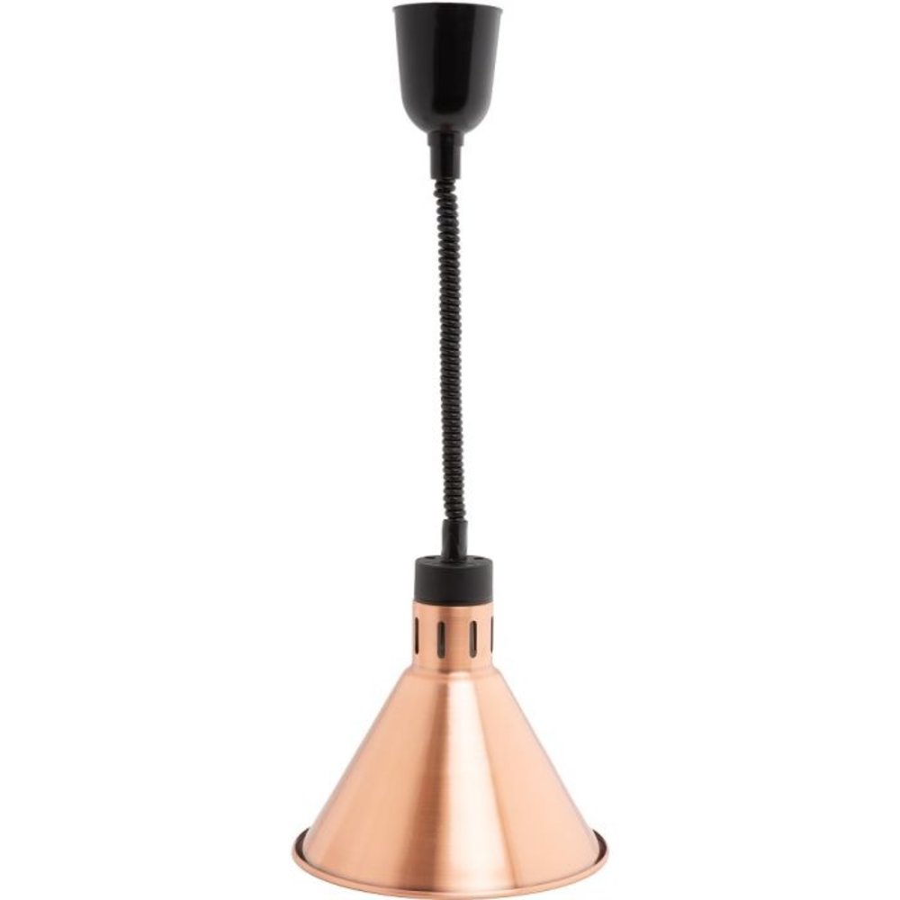 Combisteel Warmhoudlamp Chefs Heat 02 | Brons | 250w | ø275mm | 600-800(h)mm
