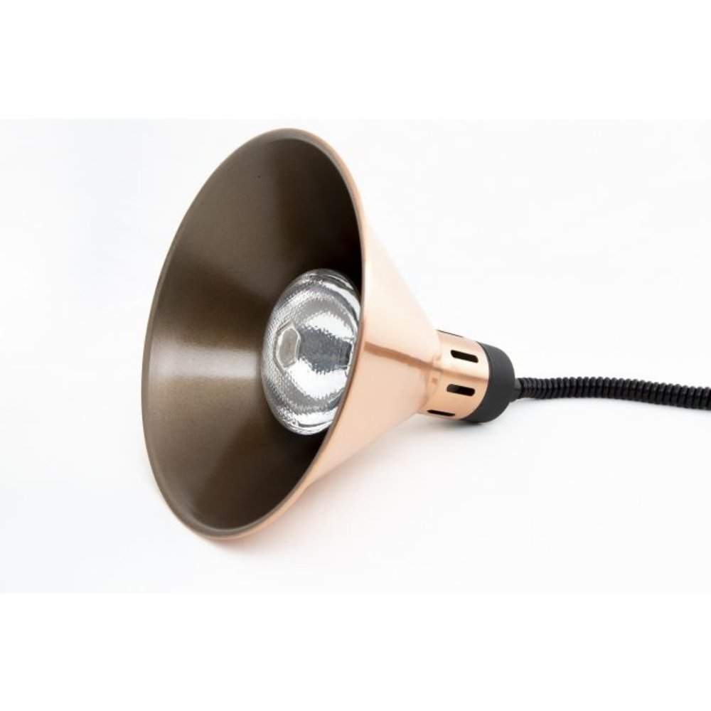 Combisteel Warmhoudlamp Chefs Heat 02 | Brons | 250w | ø275mm | 600-800(h)mm