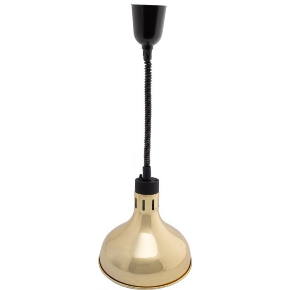 Combisteel Warmhoudlamp Chefs Heat 03 | Goud | 250w | ø290 mm | 600-800(h)mm