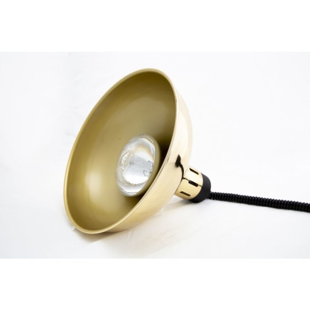 Combisteel Warmhoudlamp Chefs Heat 03 | Goud | 250w | ø290 mm | 600-800(h)mm
