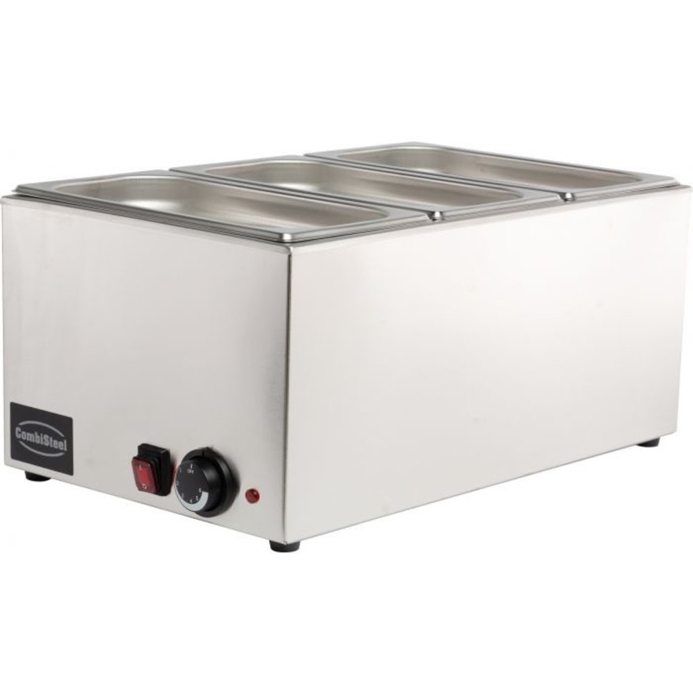 Combisteel Bain Marie Elektrisch | 1x 1/1 GN 150 mm | 1.2kw | 538x336x243(h)mm