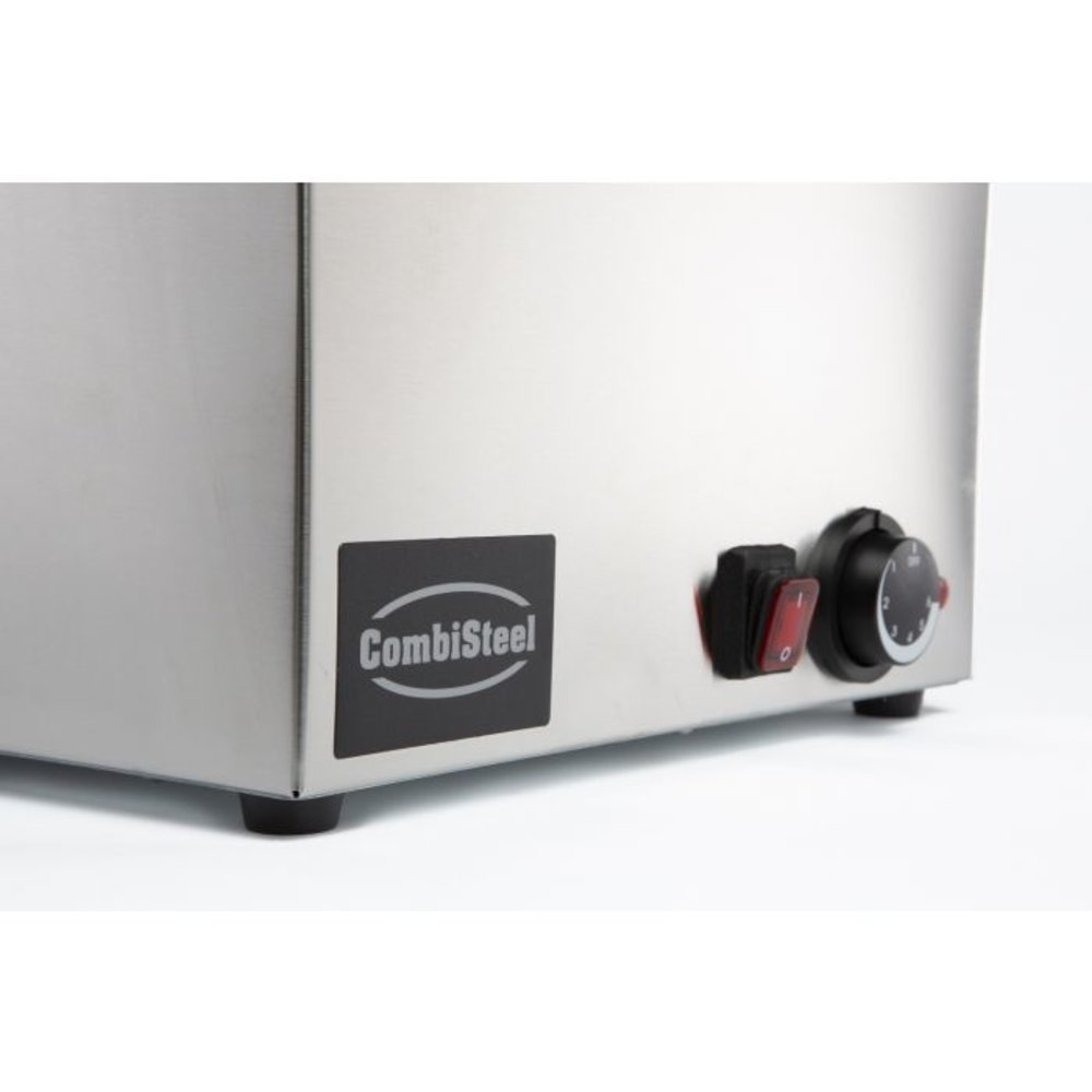 Combisteel Bain Marie Elektrisch | 1x 1/1 GN 150 mm | 1.2kw | 538x336x243(h)mm