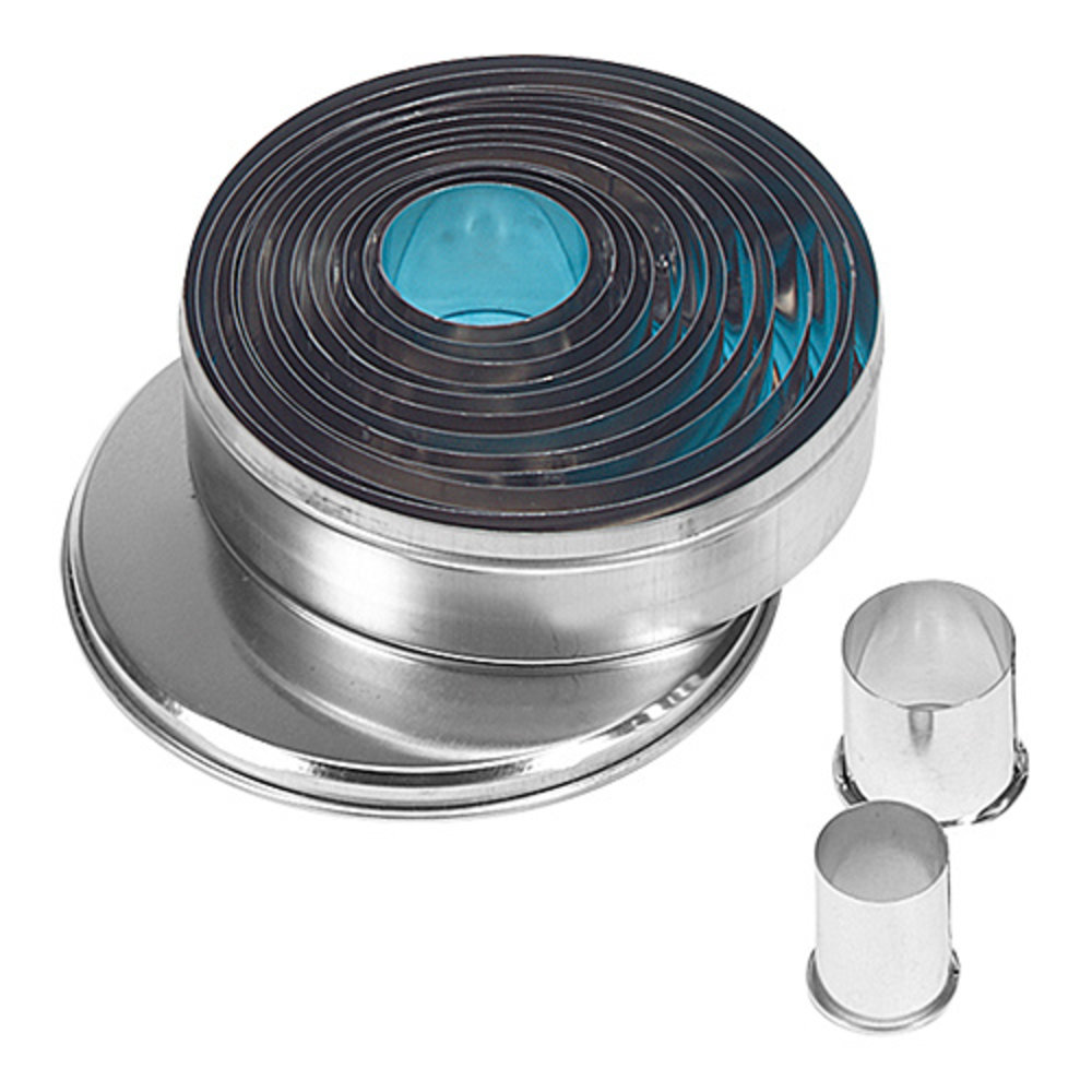 Emga Stekerdoos-blik | 14-delig | Rond | Glad | ø20-110mm