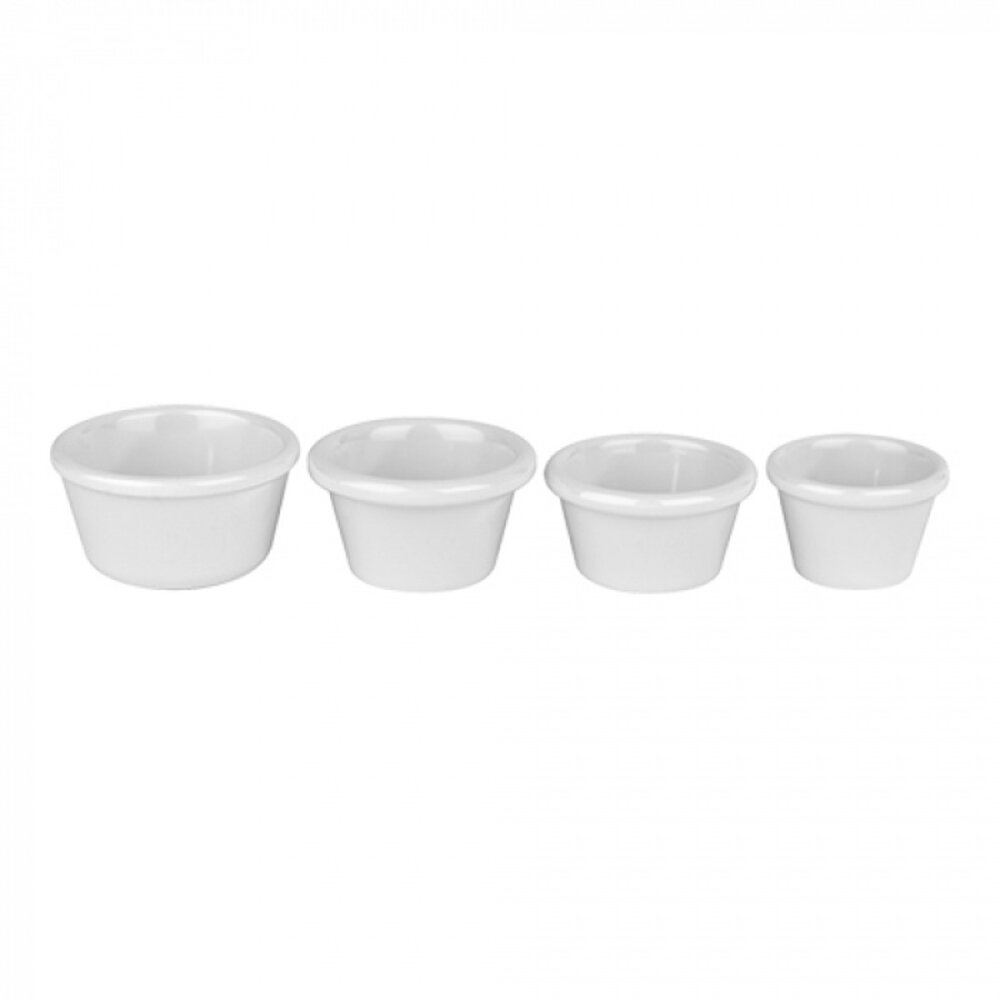 Emga Ramekins | Melamine | Wit | 5cl | 24 Stuks | ø70x37(h)mm