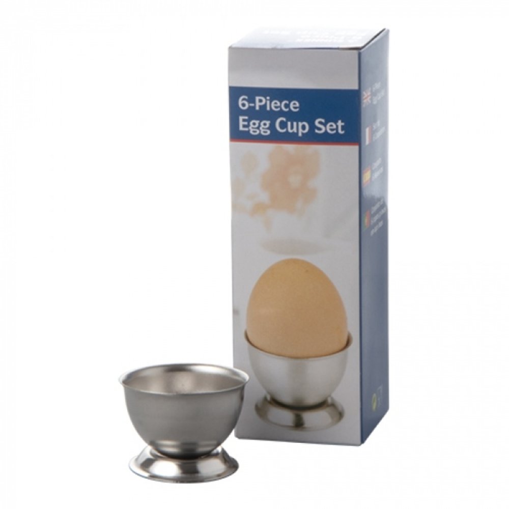 Emga Eierdopjes | Rvs | 6 Stuks | ø45x35(h)mm