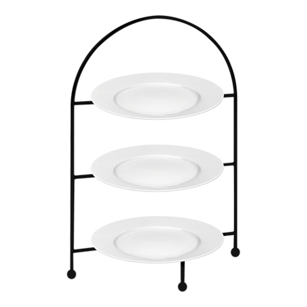 Emga Etagère | Metaal | 3x ø265mm | Incl. Borden | Hoogte 440mm
