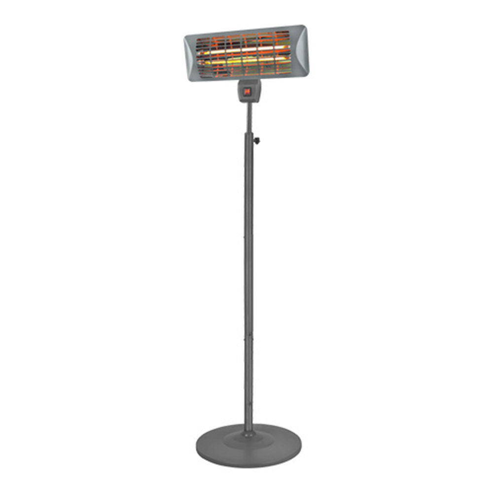 Emga Terras-verwarmer | Met Standaard | 2kw | Regelbare Stralingshoek | 500x470x2020(h)mm