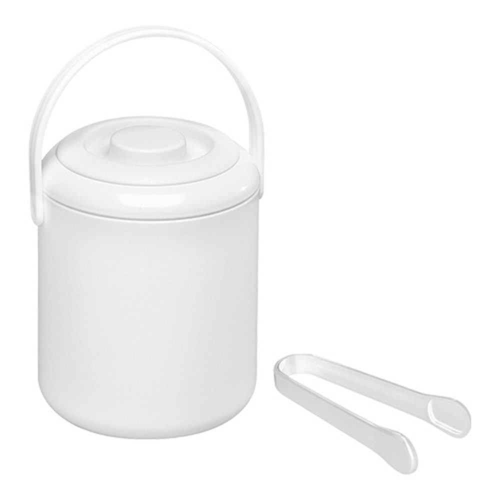 Emga Ijsblokjes Emmer | Kunststof | 0.5l | Incl. Ijsblokjestang | ø130x150(h)mm