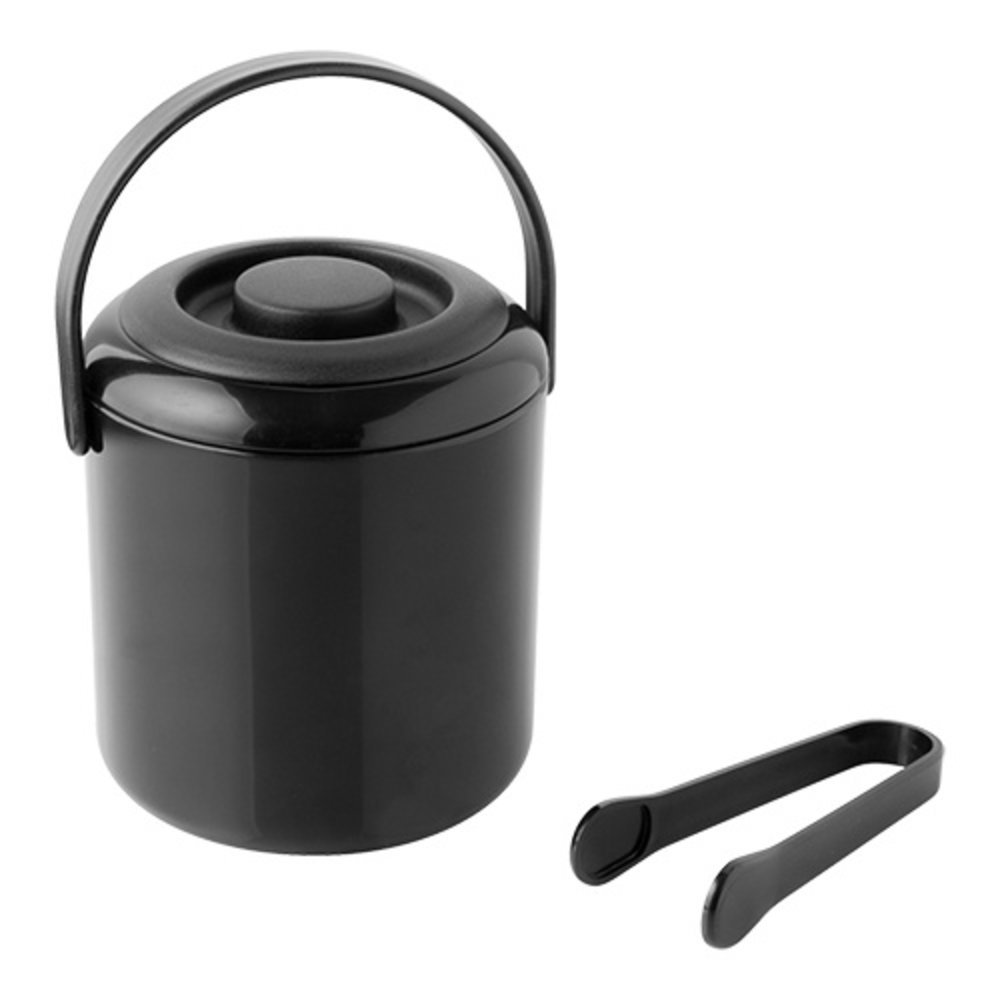 Emga Ijsblokjesemmer | Kunststof | 0.5l | Dubbelwandig | Incl. Tang | ø130x150(h)mm
