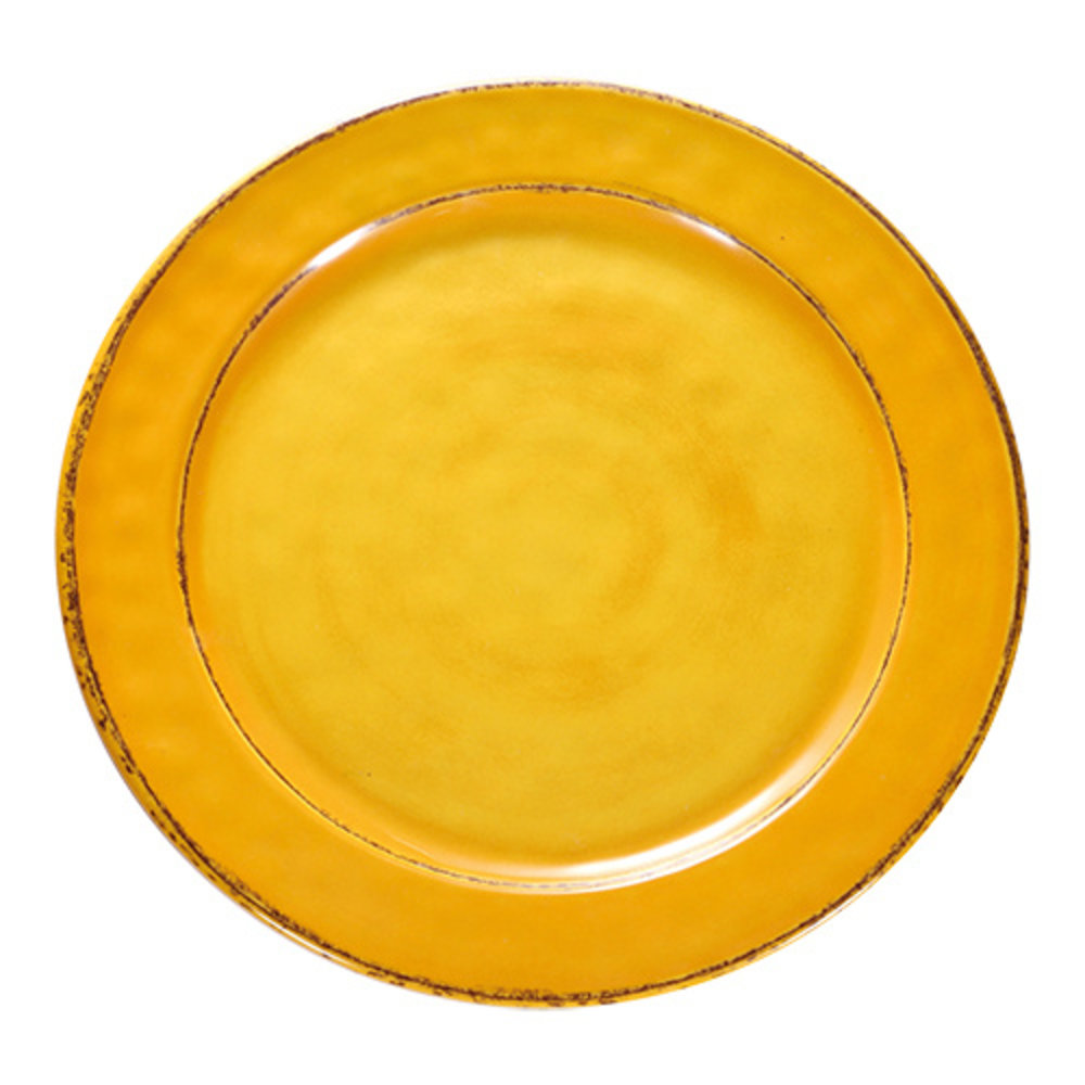 Emga Bord | Melamine | Geel | Per Stuk | ø220x25(h)mm
