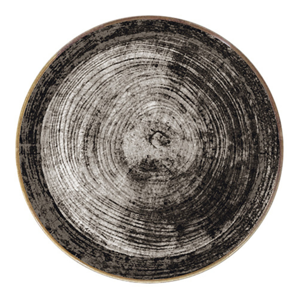 Emga Pizza-/pannenkoekenbord | Porselein | Black Wood | ø310mm