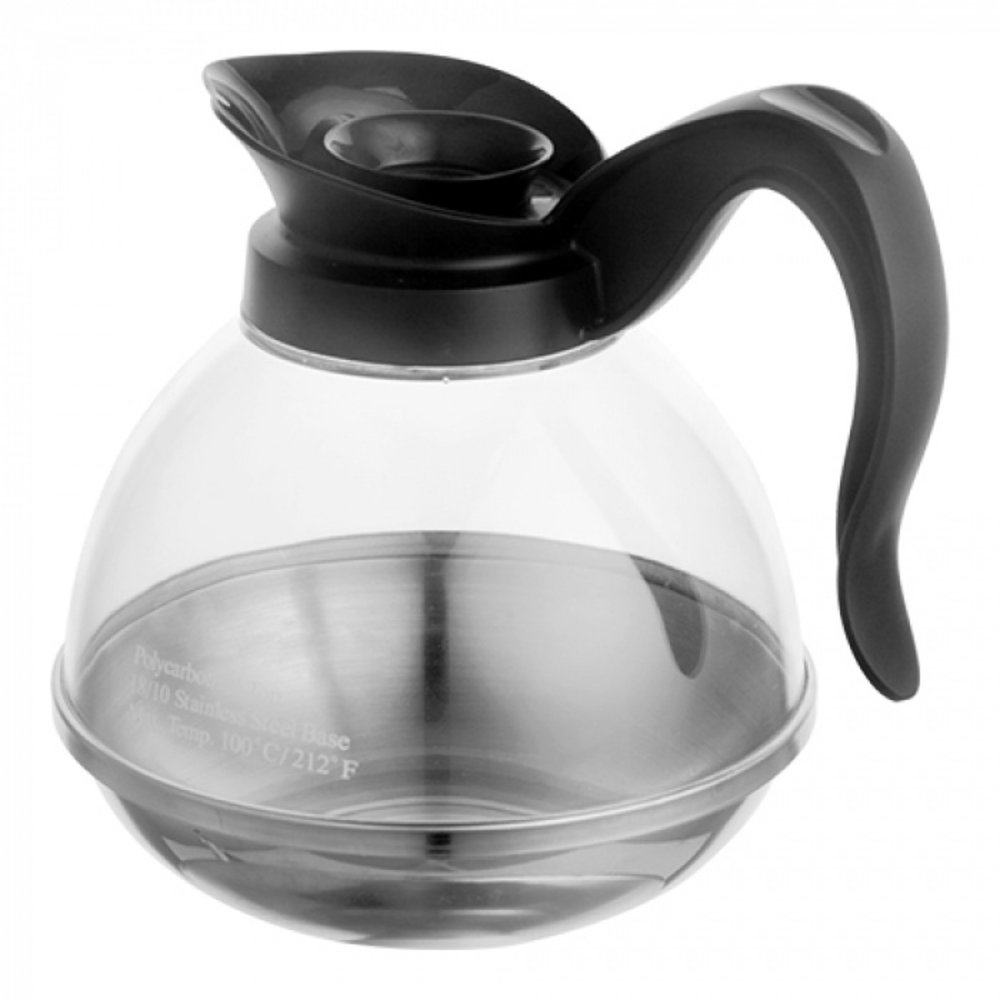 Emga Koffiekan | Met Deksel | Glas + Rvs Bodem | 1.8l | Geschikt Voor Emg-330002