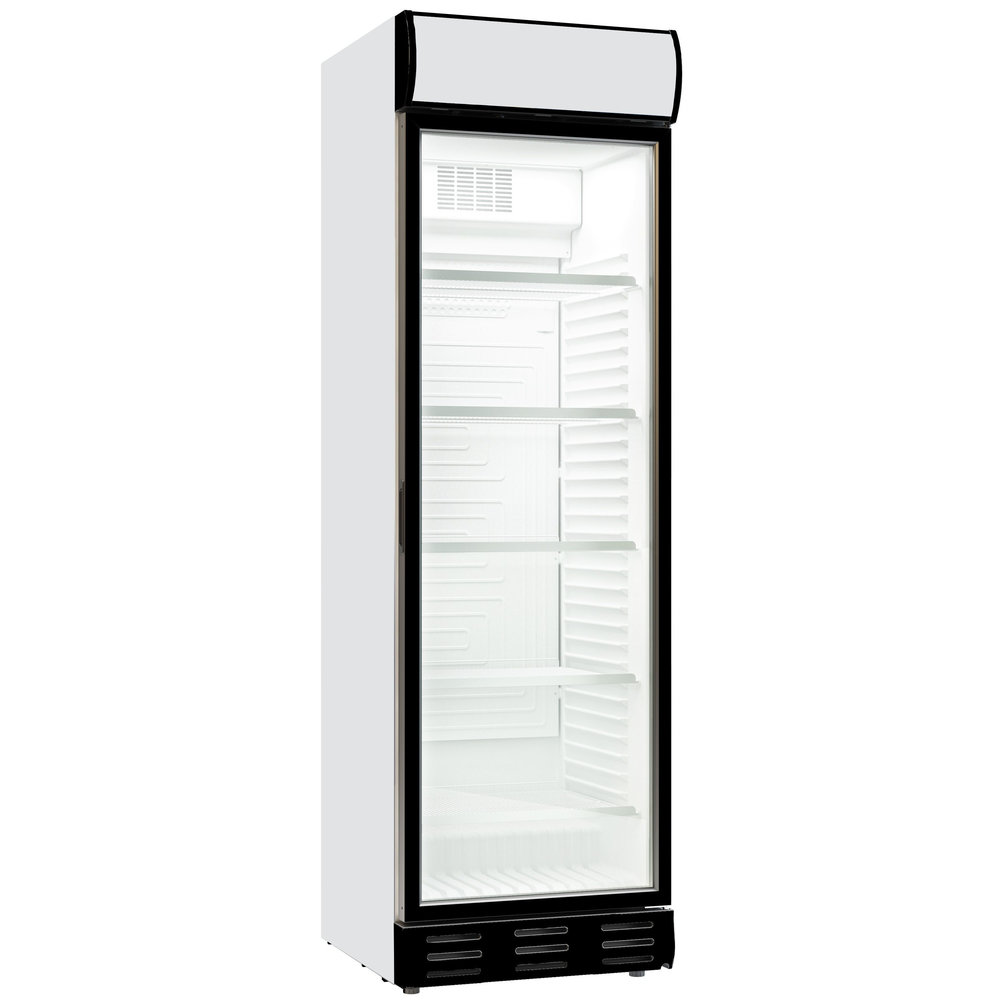 Combisteel Drankenkoeling | 382l | Wit/zwart | +4°c/+10°c | Statisch + Ventilator | Scharnier Links | 595x650x2000(h)mm