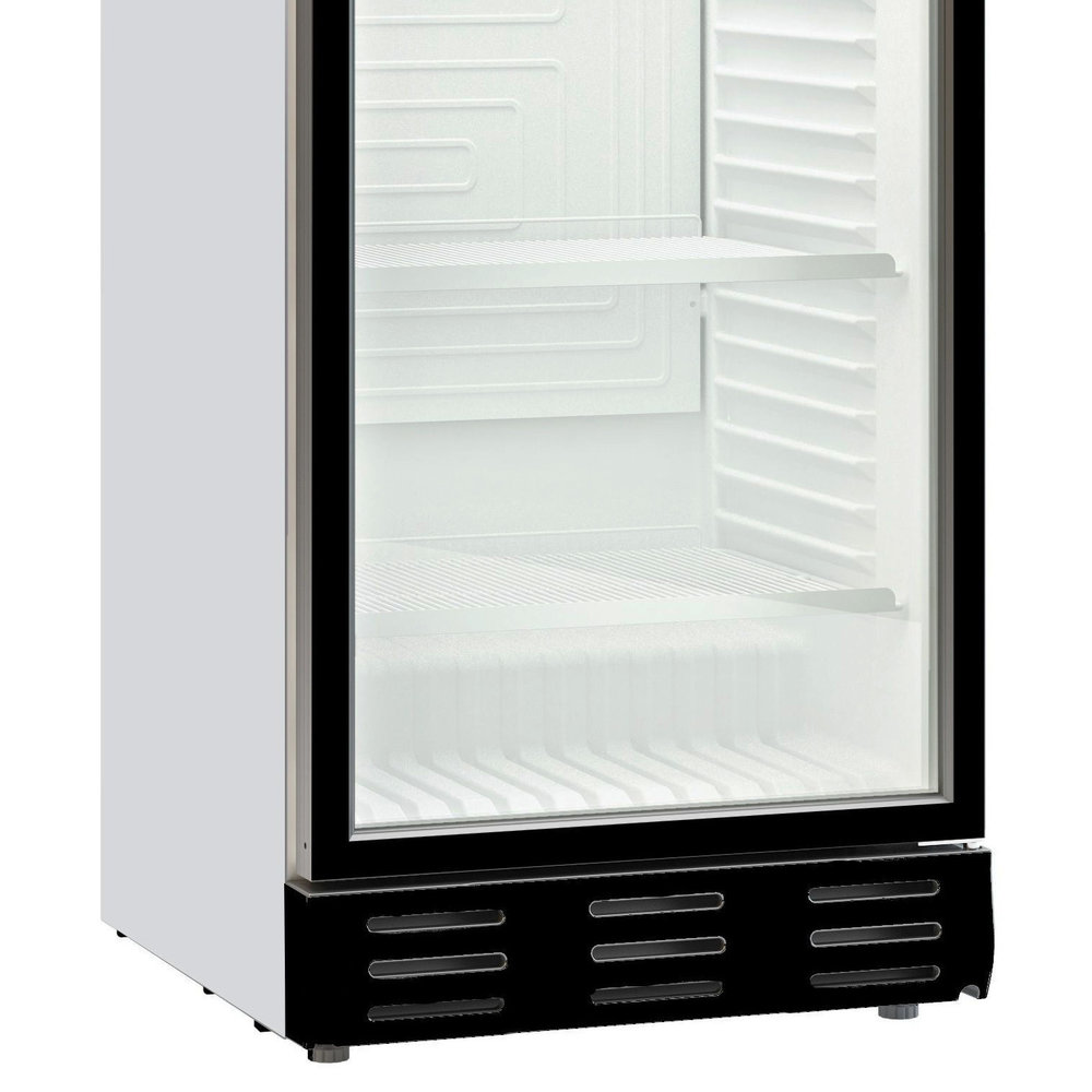 Combisteel Drankenkoeling | 382l | Wit/zwart | +4°c/+10°c | Statisch + Ventilator | Scharnier Links | 595x650x2000(h)mm