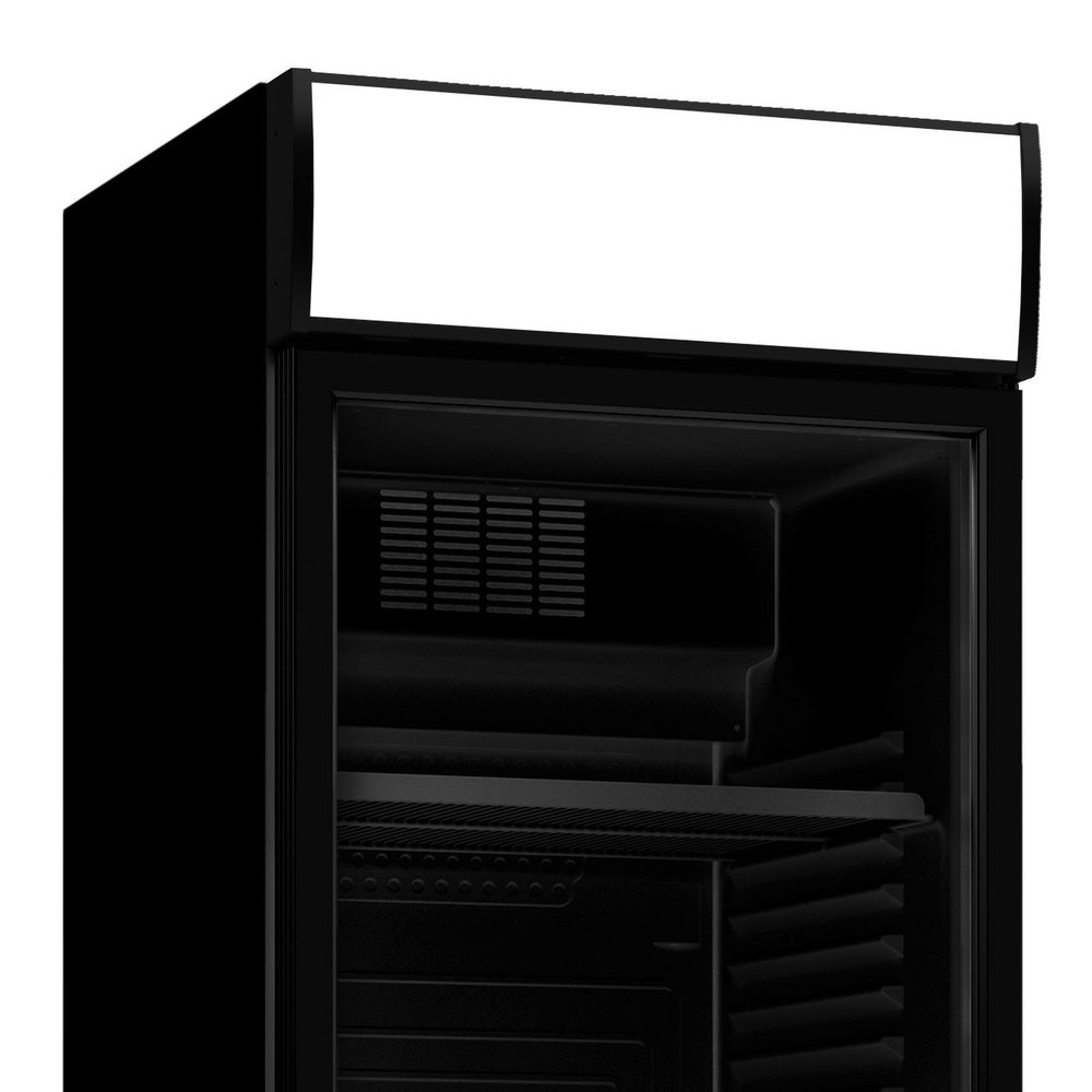 Combisteel Drankenkoeling | 382l | Zwart | +4°c/+10°c | Statisch + Ventilator | Scharnier Rechts | 595x650x2000(h)mm