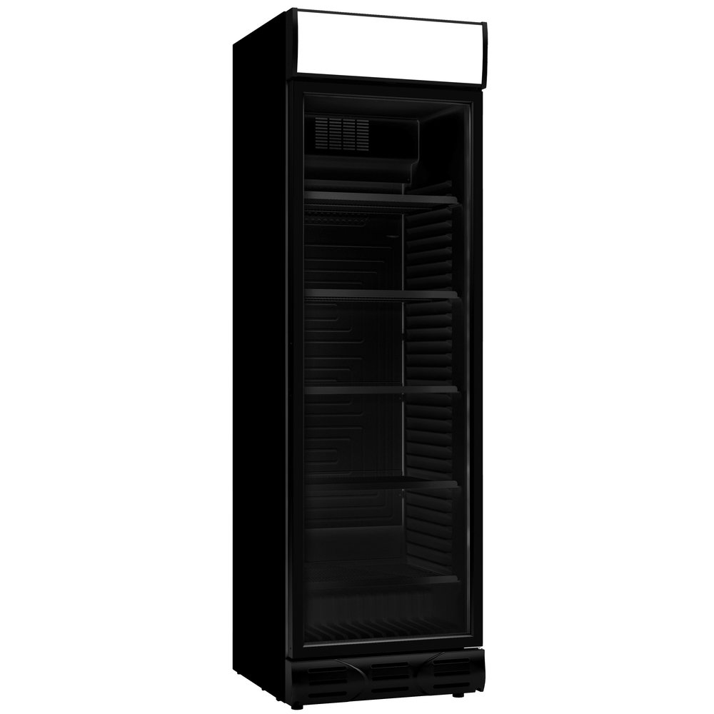 Combisteel Drankenkoeling | 382l | Zwart | +4°c/+10°c | Statisch + Ventilator | Scharnier Links | 595x650x2000(h)mm