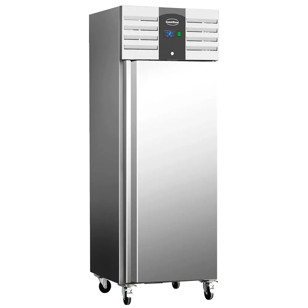 Combisteel Koelkast | 630l (2/1 Gn) | Rvs | +2°c/+8°c | Statisch + Ventilator | Wielen (geremd) | 680x810x2010(h)mm