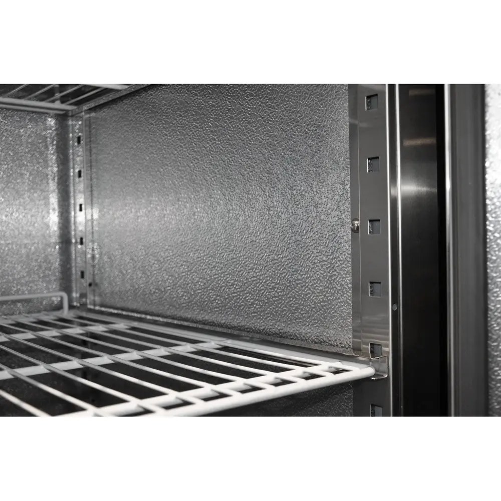 Combisteel Koelkast | 630l (2/1 Gn) | Rvs | +2°c/+8°c | Statisch + Ventilator | Wielen (geremd) | 680x810x2010(h)mm