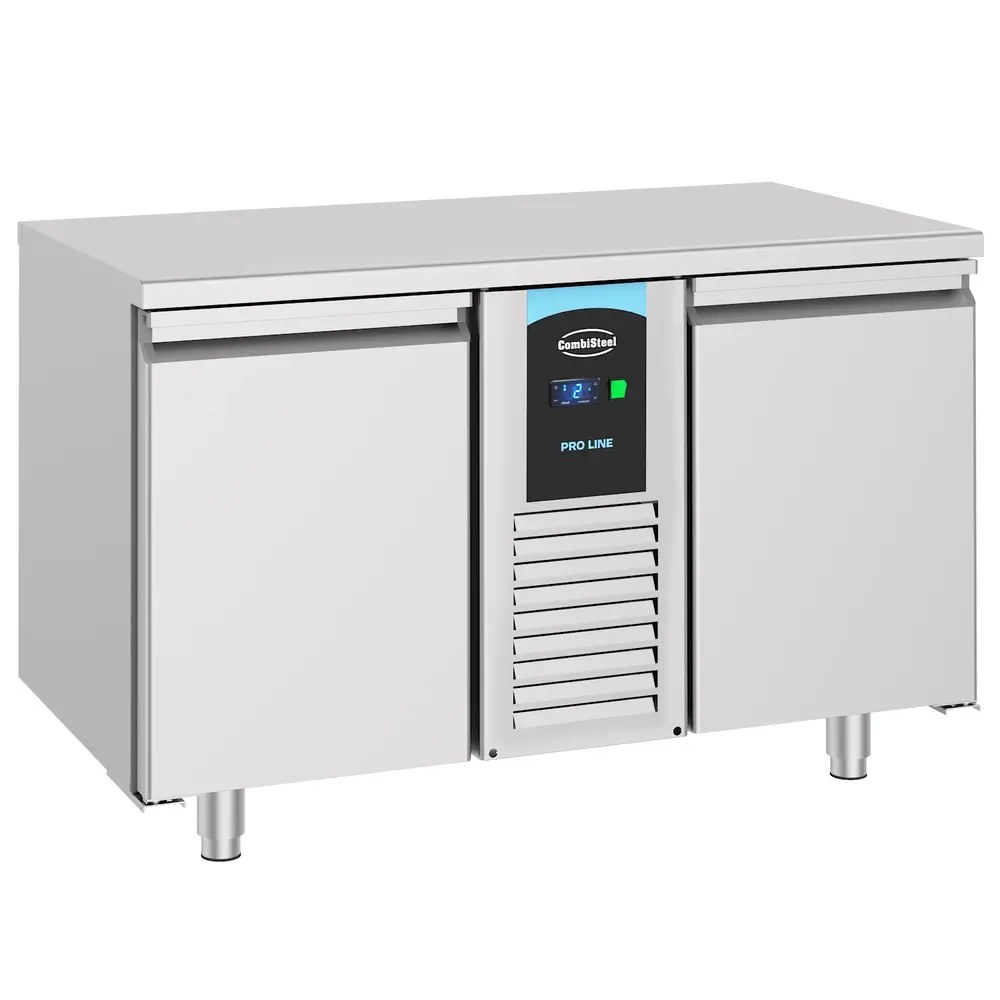 Combisteel Koelwerkbank | Energy Line | Energiezuinig | 281l | 2 Deuren (1/1 Gn) | -2°c/+8°c | Geforceerd | 1300x700x850(h)mm