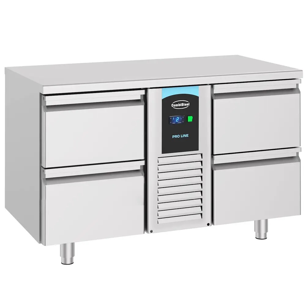 Combisteel Koelwerkbank | Energy Line | Energiezuinig | 281l | 4 Laden | -2°c/+8°c | Geforceerd | 1300x700x850(h)mm