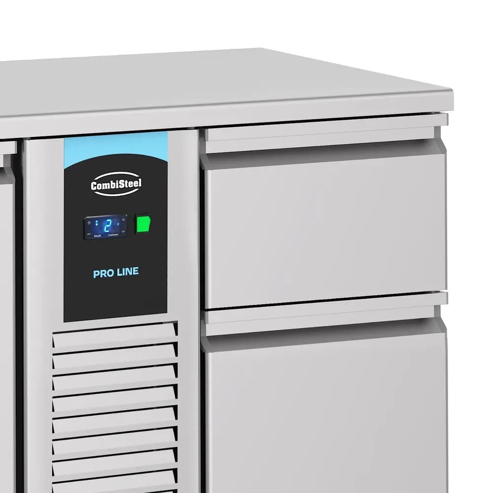 Combisteel Koelwerkbank | Energy Line | Energiezuinig | 281l | 4 Laden | -2°c/+8°c | Geforceerd | 1300x700x850(h)mm