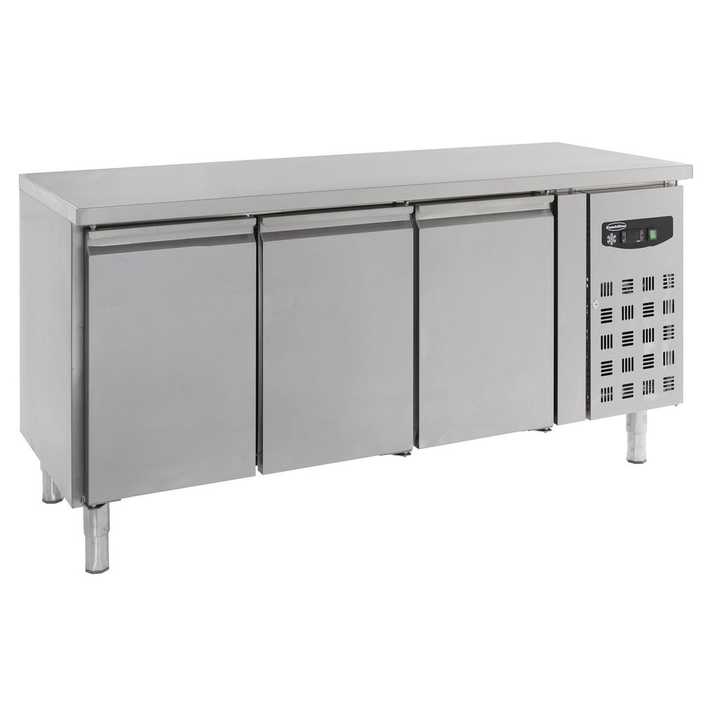 Combisteel Koelwerkbank | 417l | 3 Deuren (1/1 Gn) | +2°c/+8°c | Geforceerd | 1795x700x850(h)mm