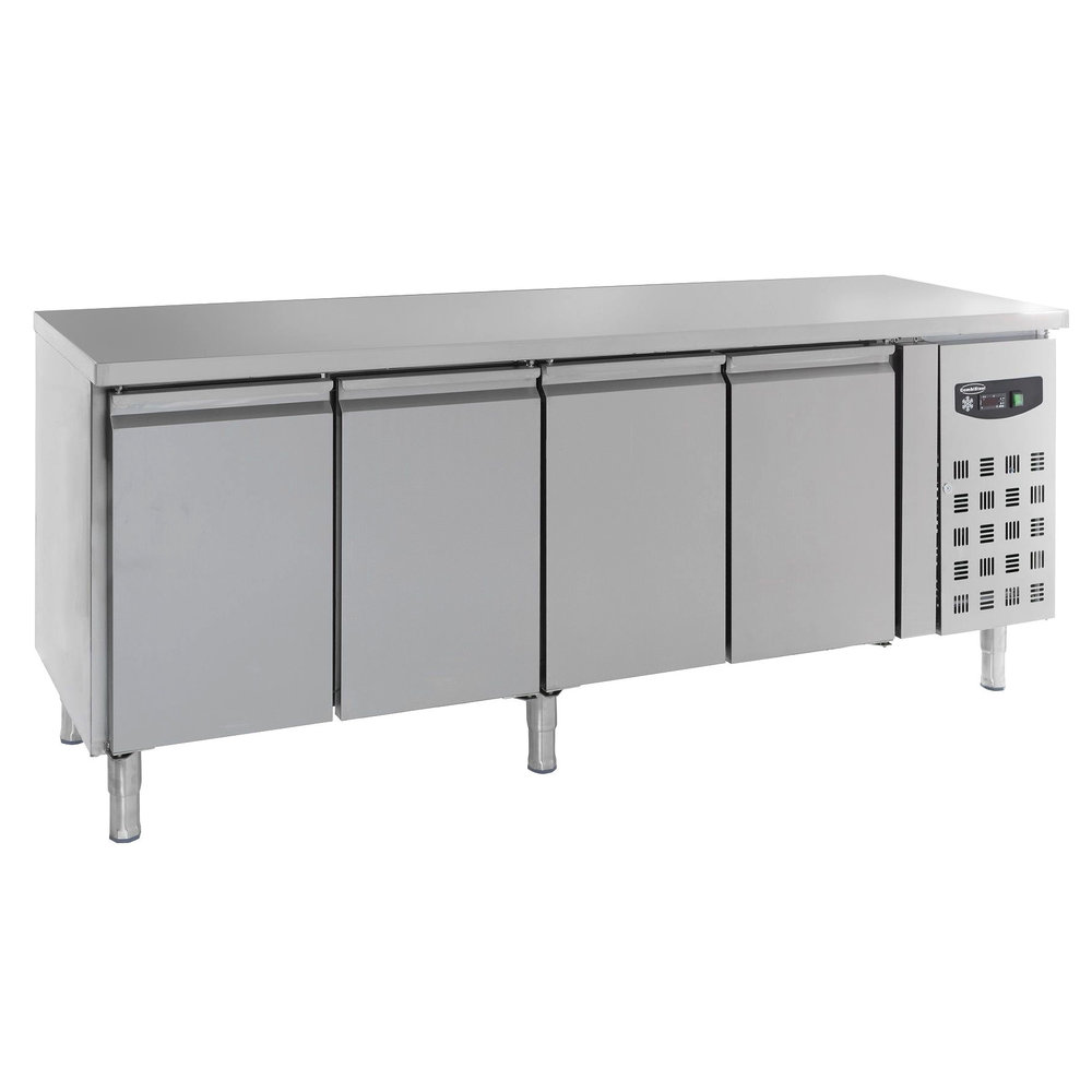 Combisteel Koelwerkbank | 553l | 4 Deuren (1/1 Gn) | +2°c/+8°c | Geforceerd | 0.34kw | 2230x700x850(h)mm