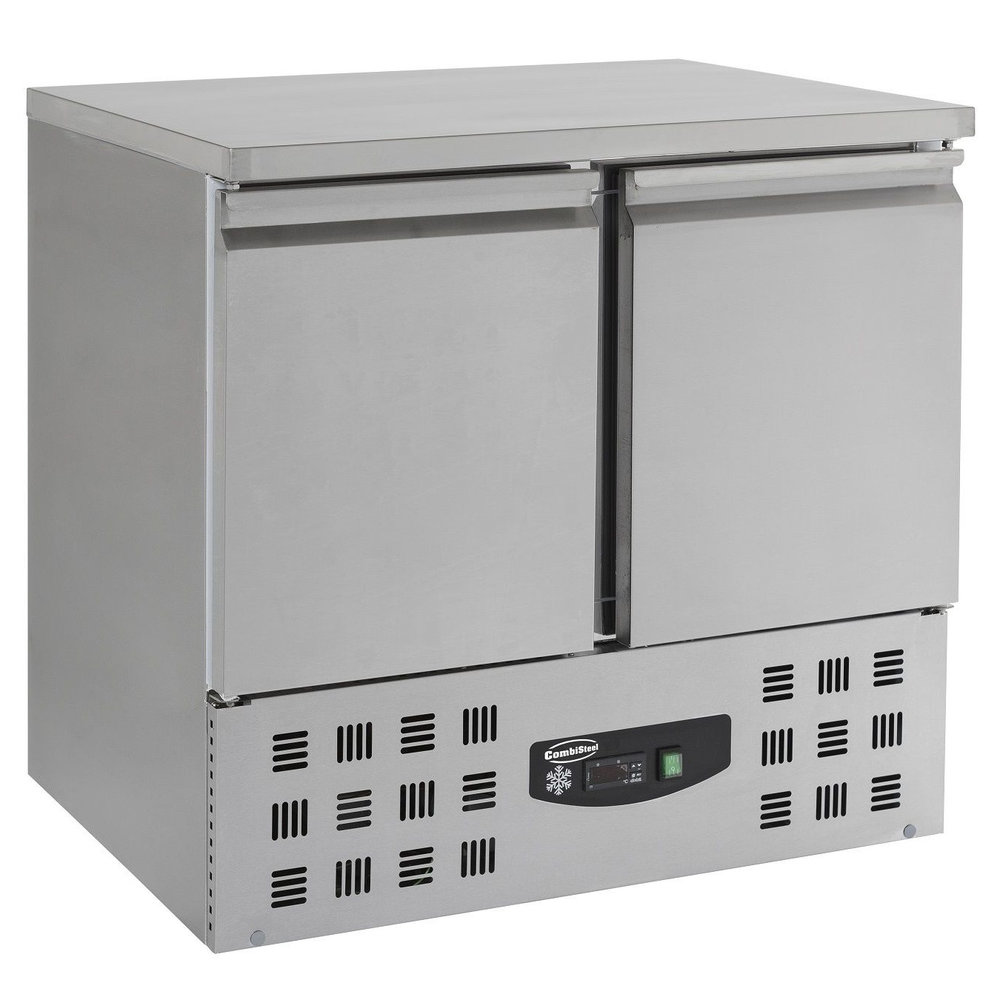 Combisteel Koelwerkbank | 257l | 2 Deuren (1/1 Gn) | +2°c/+8°c | Statisch + Ventilator | 0.34kw | 900x700x875(h)mm