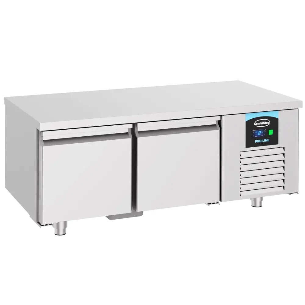 Combisteel Koelwerkbank | Pro Line | Laag Model | 180l | 2 Deuren (1/1 Gn) | -2°c/+8°c | Geforceerd | 1200x700x600(h)mm