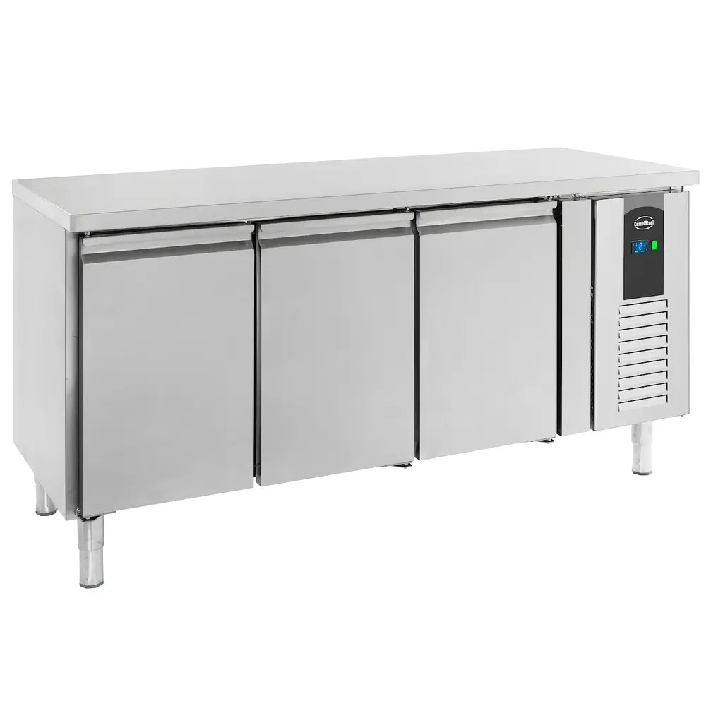 Combisteel Vrieswerkbank | Standard Line | 400l | 3 Deuren (1/1 Gn) | -10°c/-20°c | Geforceerd | 1795x700x850(h)mm