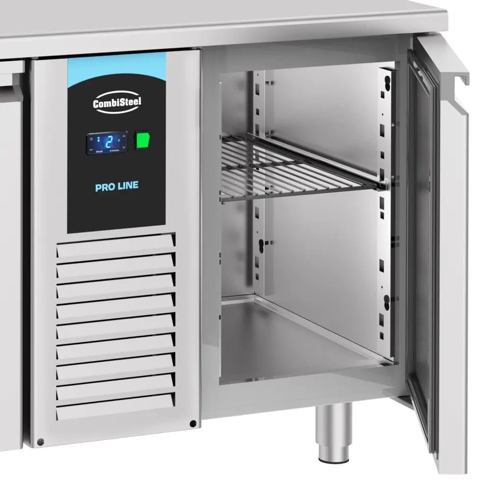 Combisteel Vrieswerkbank | Energy Line | 281l | 2 Deuren (1/1 Gn) | -10°c/-22°c | Geforceerd | 1300x700x850(h)mm