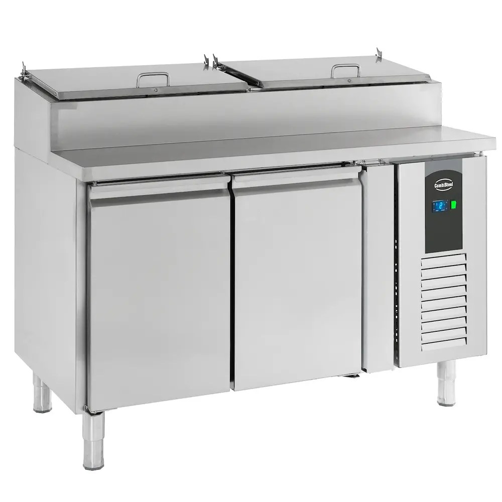 Combisteel Saladette | Standard Line | 258l | 2 Deuren (1/1 Gn) | Boven 6x 1/3 GN | +2°c/+8°c | Geforceerd | Klapdeksels | 1360x700x1085(h)mm