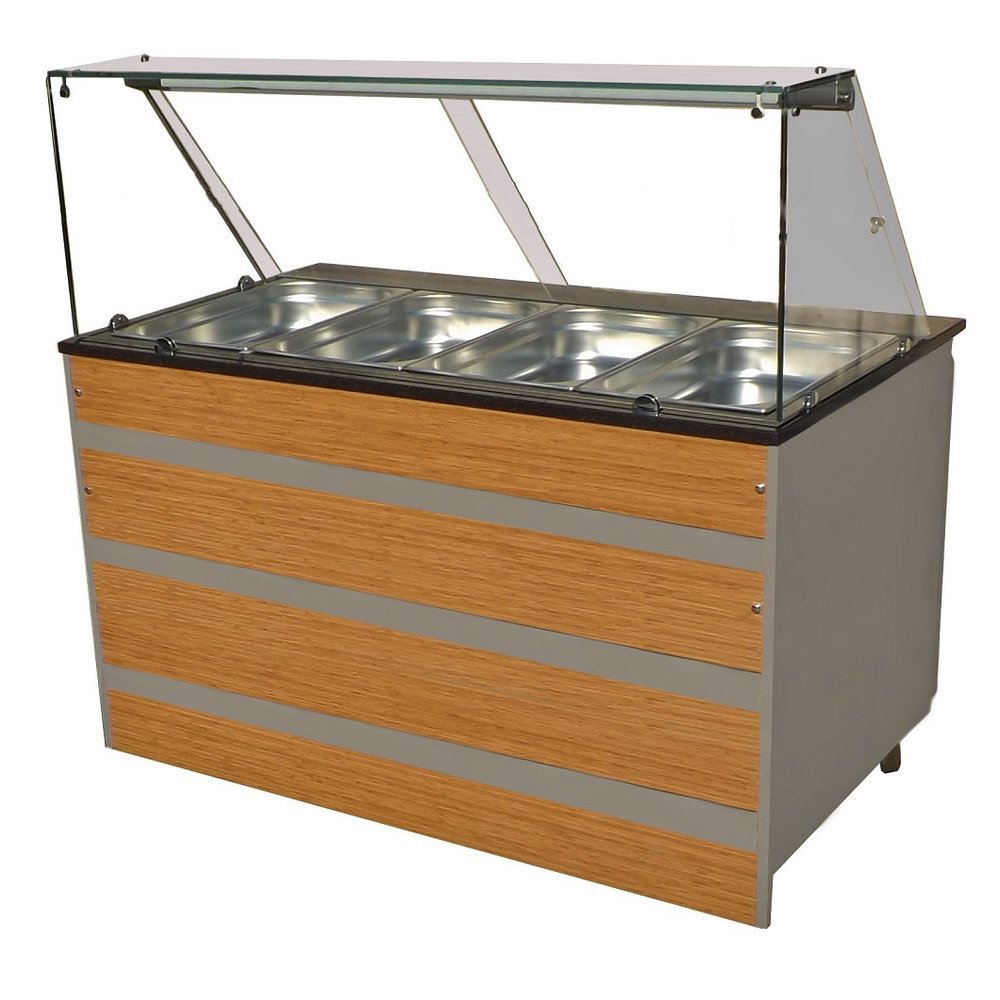 Combisteel Warm Buffet 4x 1/1 GN | 230v | 3,02kw | 1400x800x850/1350(h)mm