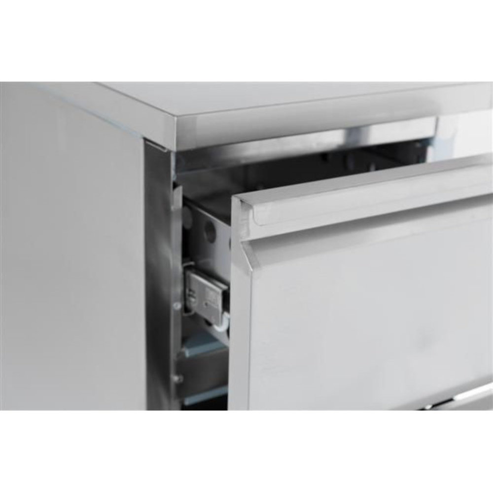 Combisteel Koelwerkbank | 109l | 2 Laden (1/1 Gn) | +2°c/+8°c | Geventileerd | 0.12kw | 435x700x870(h)mm