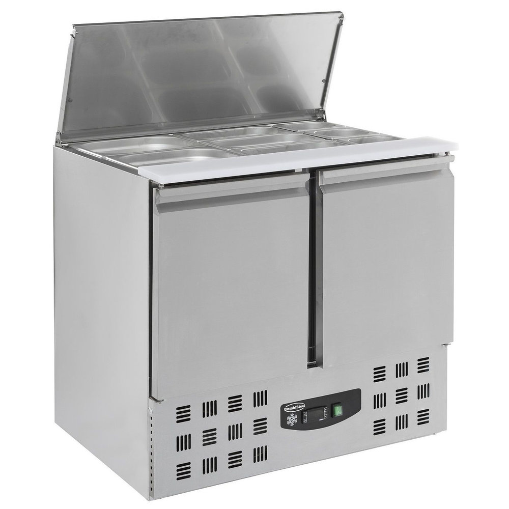 Combisteel Saladette | GN 2.5 1/1 Pan | Geheel Rvs | Statisch Met Ventilator | 900x700x870(h)mm